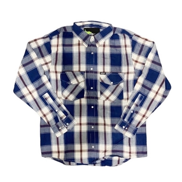 NWT Mint Speed Shop Flannel - Picture 1 of 3